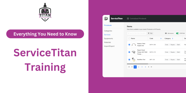 ServiceTitan Training