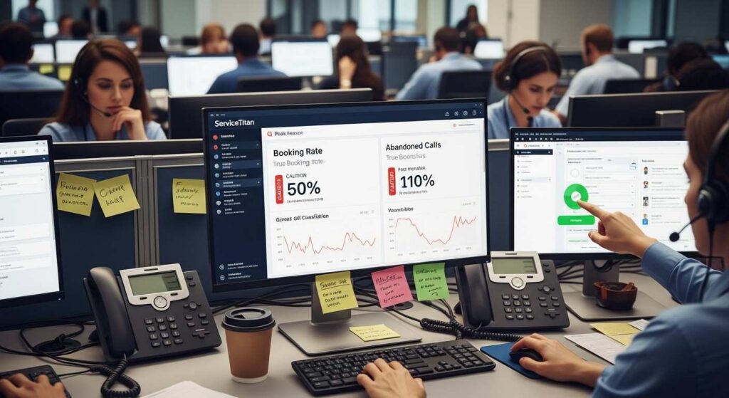 Why ServiceTitan Reports Become Inaccurate During High Call Volume for Contractors