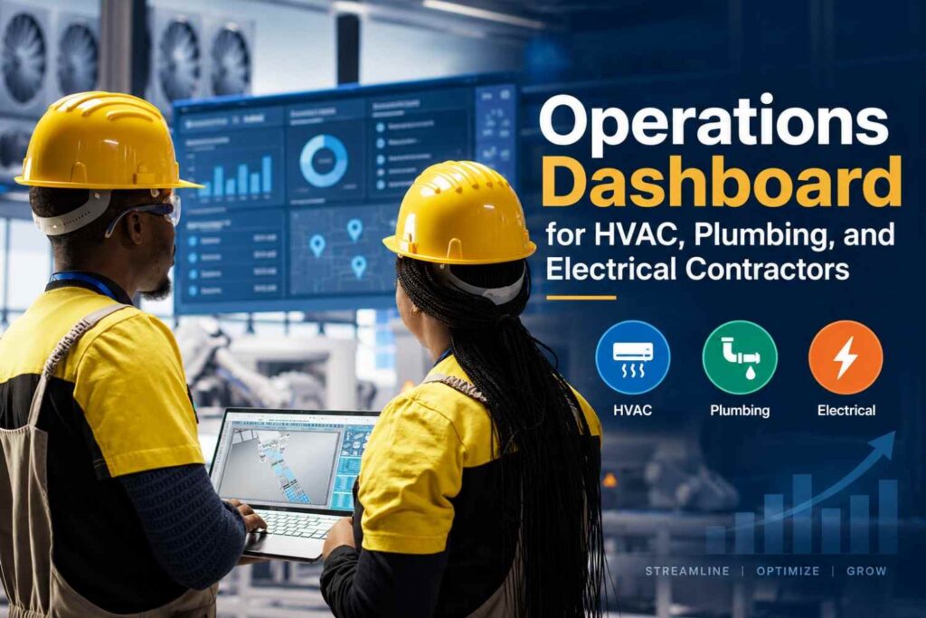 Operations Dashboard for HVAC, Plumbing, and Electrical Contractors